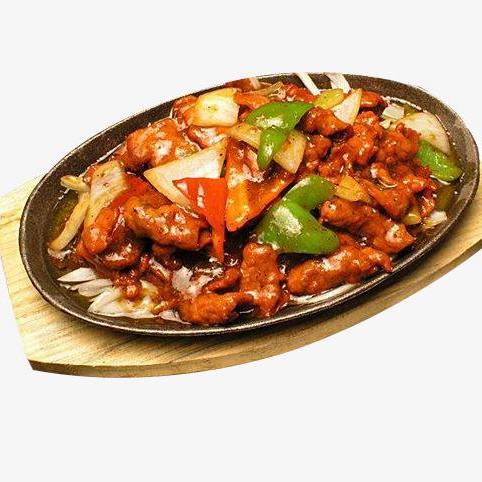 Bœuf aux légumes sur plaque chauffante